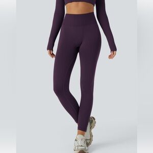 HALARA High-Waist blackberry cordial tummy control Seamless Active Leggings